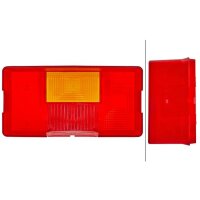 Rear combination lamp lens left with tail light HELLA