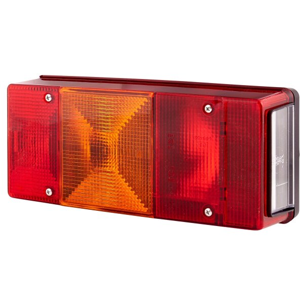 Rückleuchte rechts 12 V R10W Glühlampen-Technologie HELLA für u.a. SCANIA