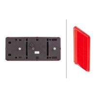 Rückleuchte rechts mit Schlusslicht 12 V Glühlampen-Technologie R10W HELLA für SCANIA FAUN