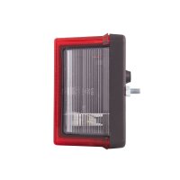 Rückleuchte rechts mit Schlusslicht 12 V Glühlampen-Technologie R10W HELLA für SCANIA FAUN