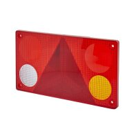 Rear combination lamp lens left with tail light HELLA