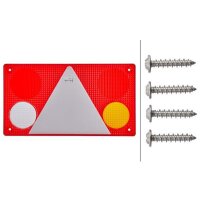 Rear combination lamp lens left with tail light HELLA