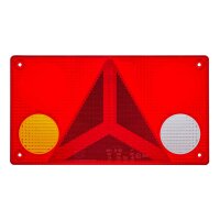 Rear combination lamp lens left with tail light HELLA