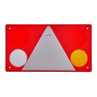 Rear combination lamp lens left with tail light HELLA