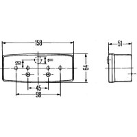 Blinkleuchte vorne rechts Halogen Anbau HELLA für DAF KUBOTA CATERPILLAR