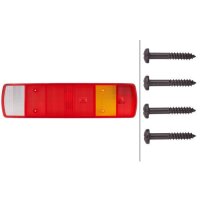 Rear combination lamp lens right with tail light HELLA