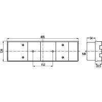 Rückleuchte rechts mit Umrisslicht 24 V Halogen R5W HELLA für EUROCARGO EUROTECH