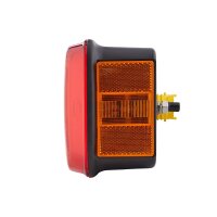 Rear Light left 24 V P21W Bulb technology HELLA suitable for e.g. DAF