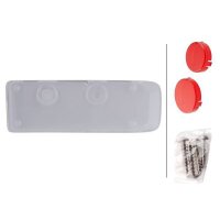 Rear combination lamp lens, left HELLA