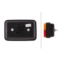 Rückleuchte rechts mit Schlusslicht 12 V Glühlampen-Technologie P21W HELLA für BOMAG DAF MASSEY FERGUSON KÖGEL