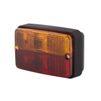 Rückleuchte rechts mit Schlusslicht 12 V Glühlampen-Technologie P21W HELLA für BOMAG DAF MASSEY FERGUSON KÖGEL
