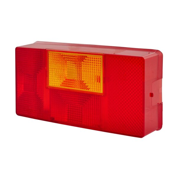 Rear combination lamp lens left with tail light HELLA