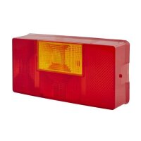 Rear combination lamp lens left with tail light HELLA
