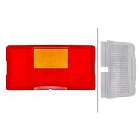 Rear combination lamp lens left with tail light HELLA