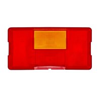 Rear combination lamp lens left with tail light HELLA