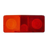 Rear combination lamp lens left with tail light HELLA