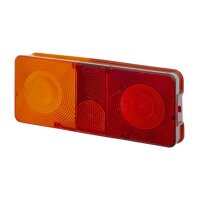 Rear combination lamp lens left with tail light HELLA