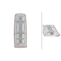 Rückleuchte rechts mit Seitenmarkierungslicht 12 V Glühlampen-Technologie PY21W HELLA für FENDT HYMER KNAUS HOBBYCAR