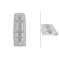 Rückleuchte rechts mit Seitenmarkierungslicht 12 V Glühlampen-Technologie PY21W HELLA für FENDT HYMER KNAUS HOBBYCAR