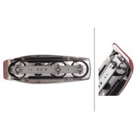 Rückleuchte rechts mit Seitenmarkierungslicht 12 V Glühlampen-Technologie PY21W HELLA für HYMER