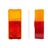 Rear combination lamp lens right with tail light HELLA