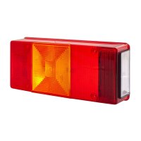 Rear combination lamp lens left with tail light HELLA