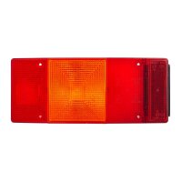 Rear combination lamp lens left with tail light HELLA