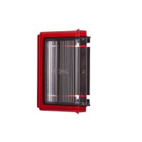 Rear combination lamp lens left with tail light HELLA