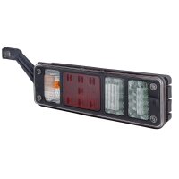 Rückleuchte links mit Rückstrahllicht 24 V mit Hybridtechnologie LED HELLA
