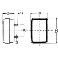 Blinkleuchte Halogen HELLA für CASE