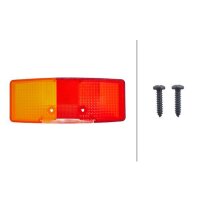Lichtscheibe, Rückleuchte rechts mit Schlusslicht HELLA für DAF MASSEY FERGUSON WEIRO