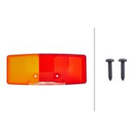 Lichtscheibe, Rückleuchte rechts mit Schlusslicht HELLA für DAF MASSEY FERGUSON WEIRO