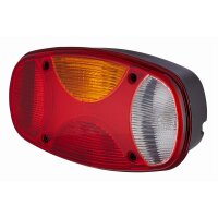 Rear Light left 24 V R10W Bulb technology HELLA suitable for e.g. WEIRO