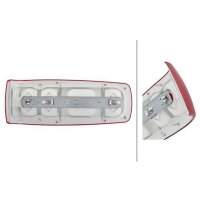 Rückleuchte rechts mit Rückstrahllicht 12 V Glühlampen-Technologie PY21W HELLA für HYMER KNAUS