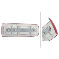 Rückleuchte rechts mit Rückstrahllicht 12 V Glühlampen-Technologie PY21W HELLA für HYMER KNAUS