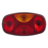 Rear Light left 24 V R10W Bulb technology HELLA suitable...