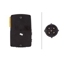 Rückleuchte rechts mit Schlusslicht 12 V Glühlampen-Technologie P21W HELLA für WEIRO