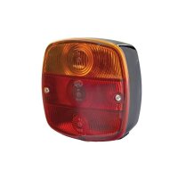 Rückleuchte rechts mit Schlusslicht 24 V Glühlampen-Technologie R10W HELLA für AEBI