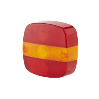 Rear combination lamp lens right with tail light HELLA