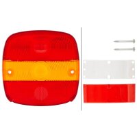 Rear combination lamp lens right with tail light HELLA