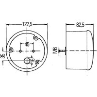 Nebelschlusslicht Halogen HELLA für DAF SOLARIS VDL