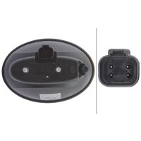 Rückleuchte rechts mit Blinklicht 12 V Glühlampen-Technologie P21W HELLA für CASE