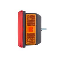 Rückleuchte links mit Schlusslicht 12 V Glühlampen-Technologie R5W HELLA für AEBI DAF SCANIA LIEBHERR