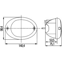 Blinkleuchte Halogen HELLA für AEBI