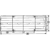 Rückleuchte rechts mit Schlusslicht 12 V Glühlampen-Technologie P21/5W HELLA für FENDT HYMER