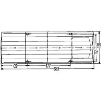 Rückleuchte rechts mit Schlusslicht 12 V Glühlampen-Technologie P21/5W HELLA für FENDT HYMER