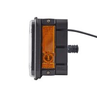 Rückleuchte links mit Rückstrahllicht 24 V mit Hybridtechnologie PY21W HELLA