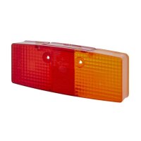 Rear combination lamp lens right with tail light R10W halogen HELLA