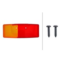 Lichtscheibe, Rückleuchte rechts mit Schlusslicht Halogen R10W HELLA für DEUTZ-FAHR