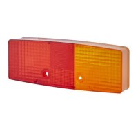 Rear combination lamp lens right with tail light HELLA